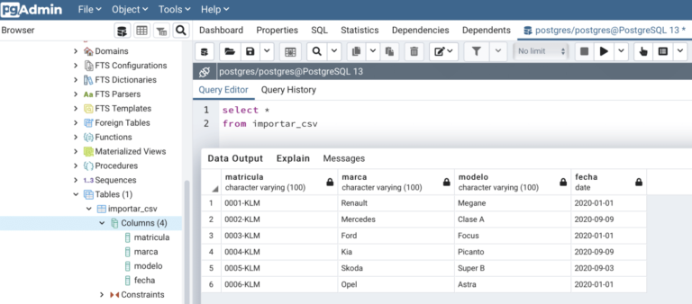 Importar Excel o CSV en PostgreSQL » MiguelTroyano.com